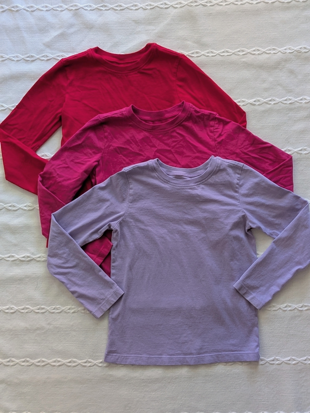 Primary- Girls' Long-Sleeve Tee Set Of Three